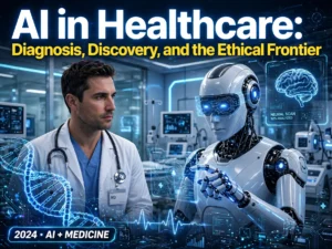 AI in Healthcare: Diagnosis, Discovery, and the Ethical Frontier